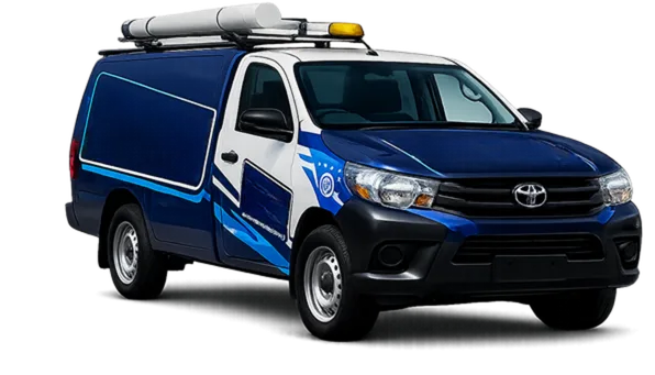 Our drain service van out on a Middle Dural job